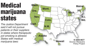 U.S. to ease medical marijuana prosecutions