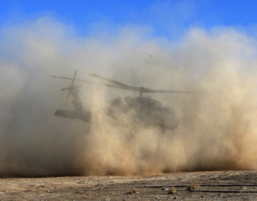 Taliban on motorcycles prove no match for U.S. Apache helicopters