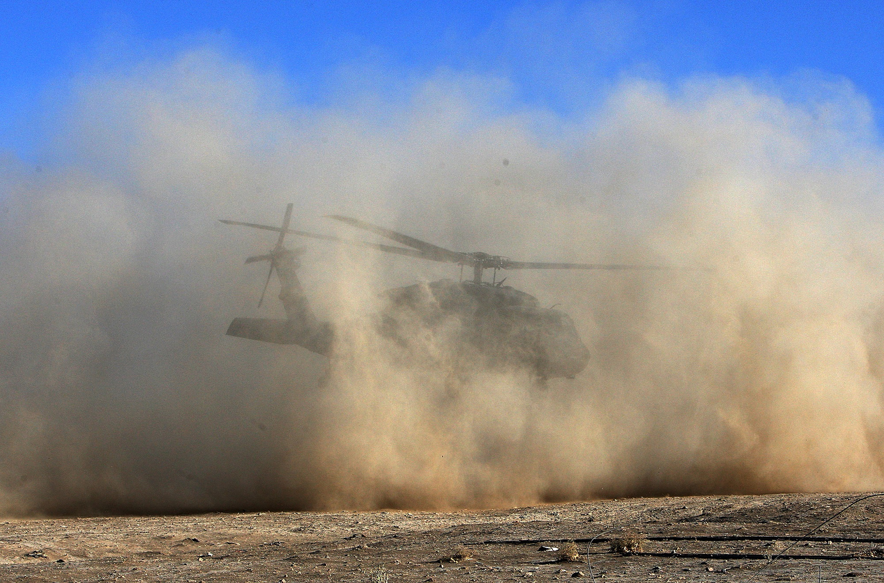 Taliban on motorcycles prove no match for U.S. Apache helicopters