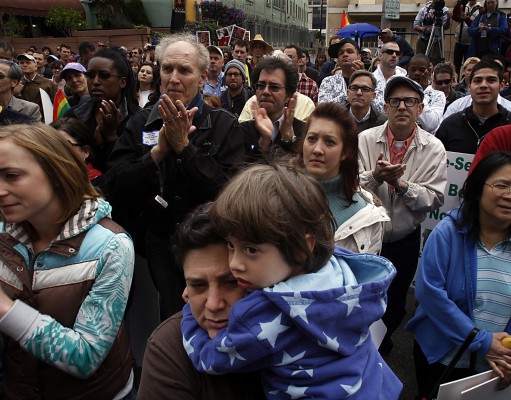 Rally, march call for equal Social Security benefits for same-sex couples