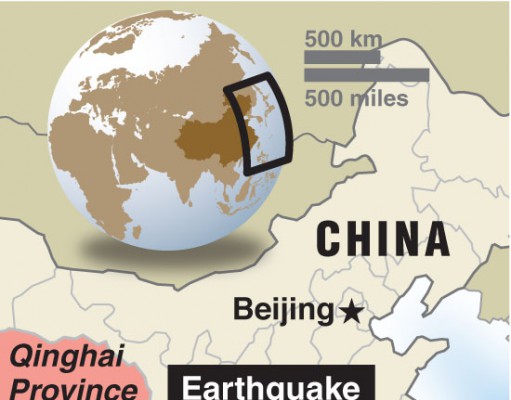 7.1 quake in China leaves 400 dead, 8,000 injured