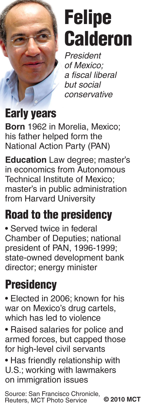 Mexican President Felipe Calderon