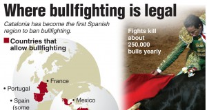 After heated debate, Catalonia bans bullfighting