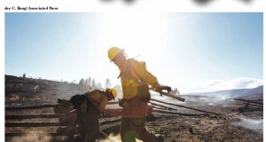 Rogue firefighters sneak to save homes