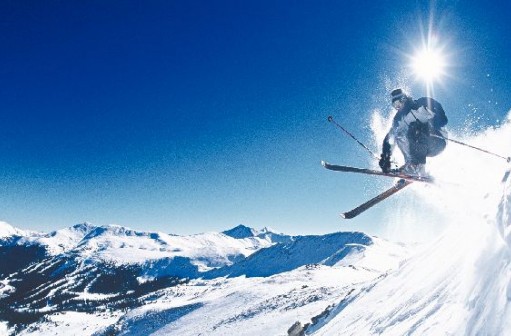 Winter Scene 2010: The great Colorado ski area over view