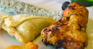 Indian food, buffet style