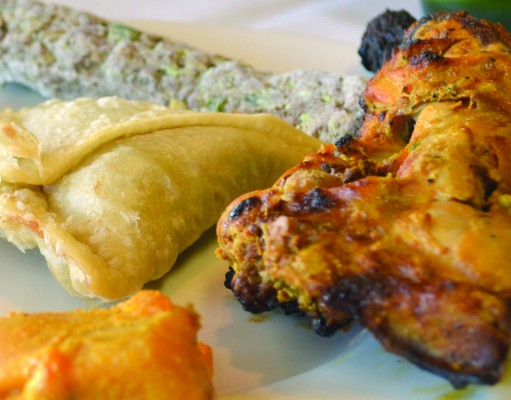 Indian food, buffet style