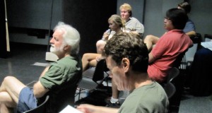 Peering through the workshop windows