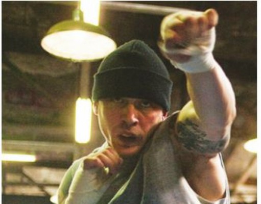 Karate chop to the throat