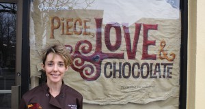 Serving a piece of love through chocolate