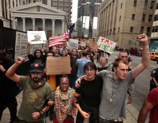 Democrats embrace Occupy Wall Street as GOP strikes
