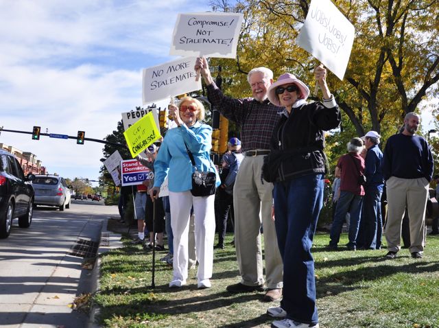 Baby&rsquo;s &mdash; and Grandma&rsquo;s &mdash; first protest