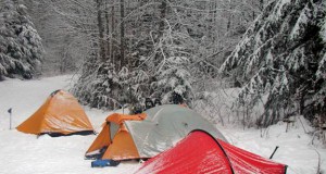 How can I stay warm winter camping?
