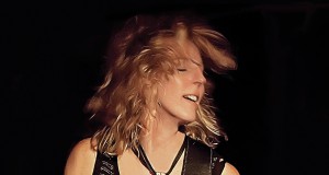 Laurie Morvan burns in blue