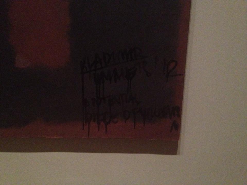 Rothko defaced at London’s Tate Modern