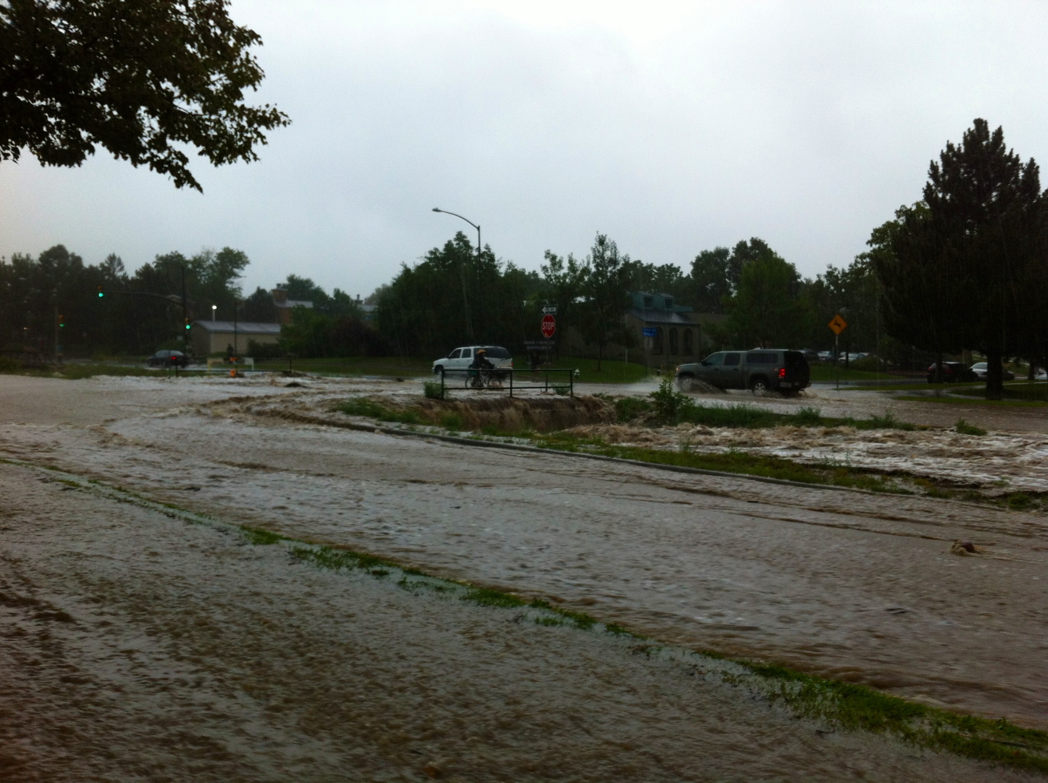 Boulder County hit with heavy rains, flooding