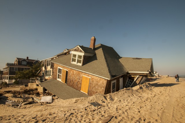 After Hurricane Sandy in New Jersey