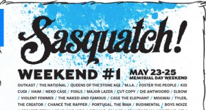 Full lineup for Sasquatch announced