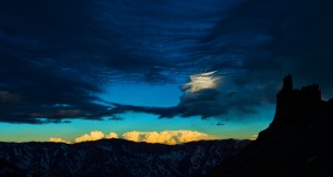 High altitude snow-bound