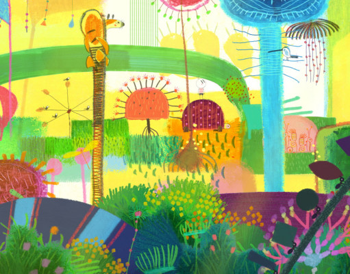 Through a sparkling glass