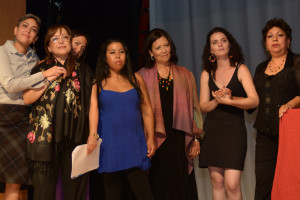 (Left to right:) Laurl Adriana Soto Rubalcava, Elena Aranda, Angela Diaz Girardi, Ana Karina Casas Ibarra, Carmen Reina Nelson, Ligia Batista Silverman, Rosa Elena Valle Cerezo