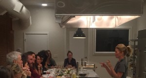 Hanging out in the kitchen