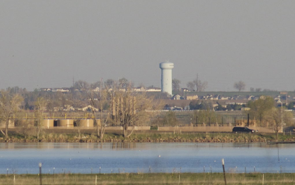 It was the fear of massive oil and gas operations like the one pictured above next to Longmont’s Union Reservoir that originally helped to motivate the city’s residents to support a ban on fracking. They feared that fracking under the lake would contaminate it. 