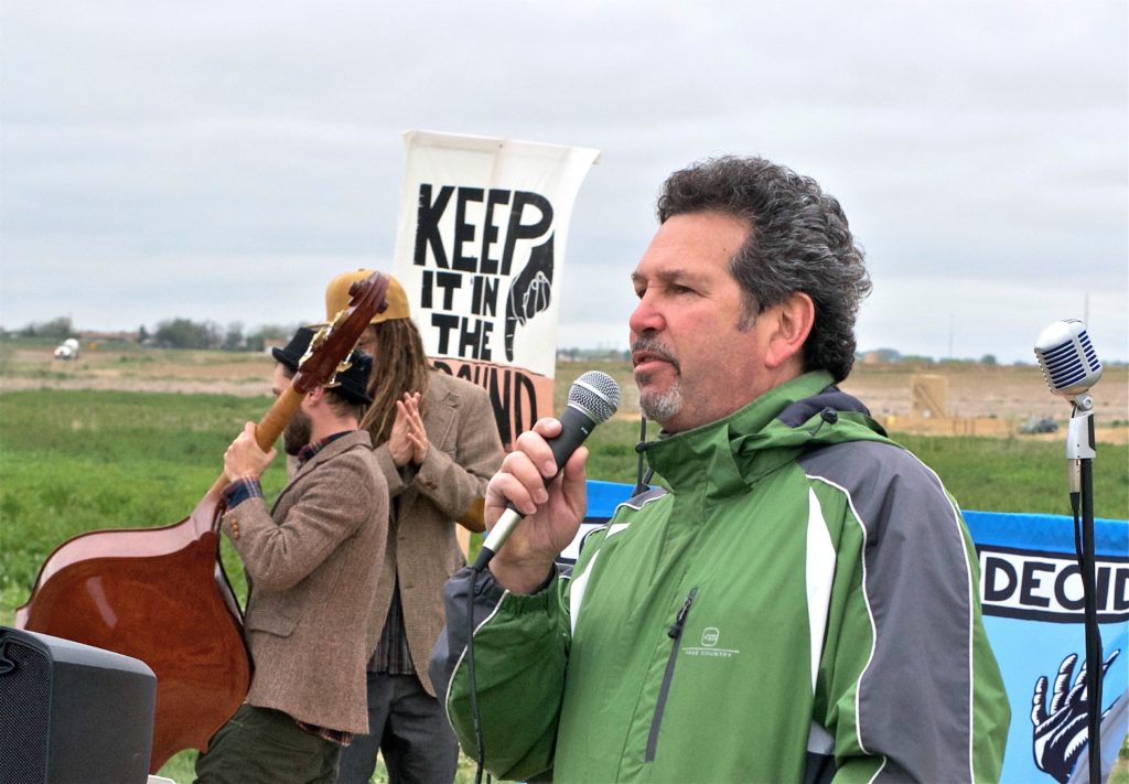 Paul Bassis, the man behind the Arise Festival, takes to the mic to explain why he is willing to be arrested for this cause. He told his fellow protestors, "We don't need permission from the Supreme Court to protect our children."