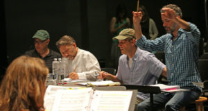 Renowned composer Jake Heggie works on his newest opera