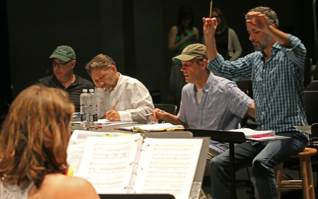 Renowned composer Jake Heggie works on his newest opera