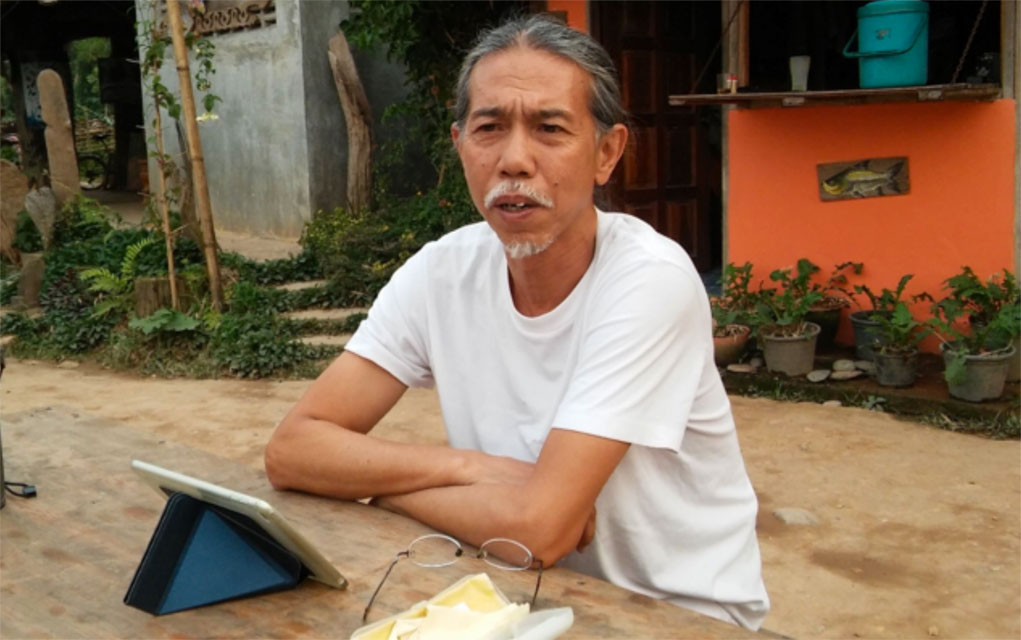 “We are the children of the Mekong River,” says Niwat Roykaew, director of the Mekong School for Local Knowledge. After our trip up the river, we visit with Niwat who is locally famous for boarding a Chinese ship that was attempting to blast the rocks out of the river a few years ago. Niwat kept the blasting at bay for several days until the Chinese government agreed to stop the work. Niwat speaks about the river in spiritual terms and sees the relationship between the river and the people as holistic. “When the river has problems, the people have problems,” he says. “When the people re-learn their local knowledge and their relationship with the river, they can rebuild themselves as well as fight to protect the river.” 