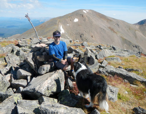 Out of the car, onto the mountain