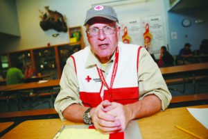  Ed O’Brien, public affairs officer for the Red Cross