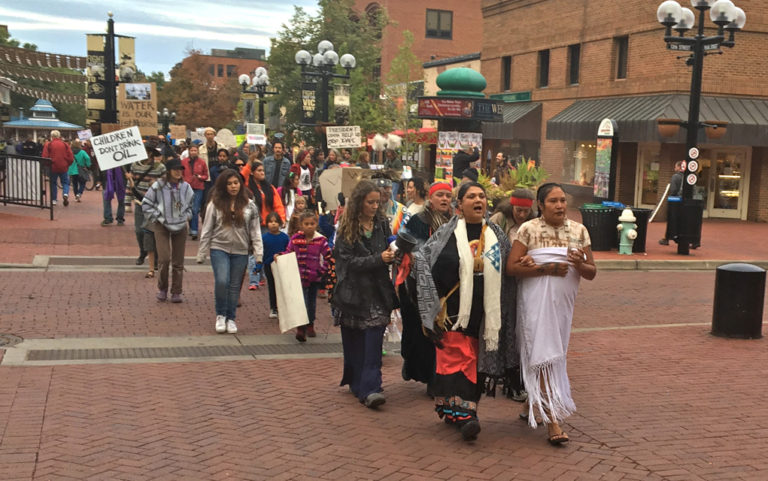 Boulder shows solidarity with Dakota Access pipeline protesters