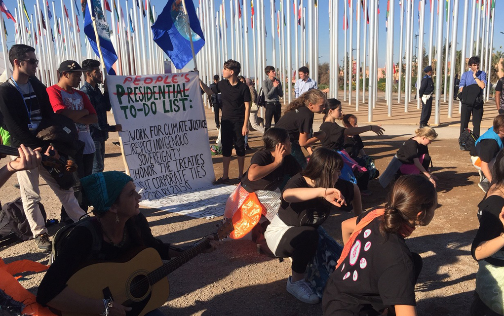 Denouncing Trump’s election at U.N. climate talks