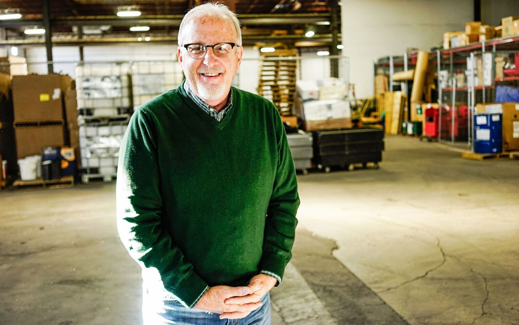 Blue Star founder Bill Morris at the Denver facility. 