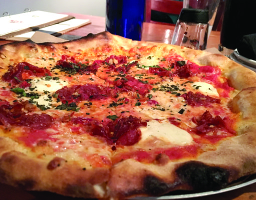 Eating pizza with a fork