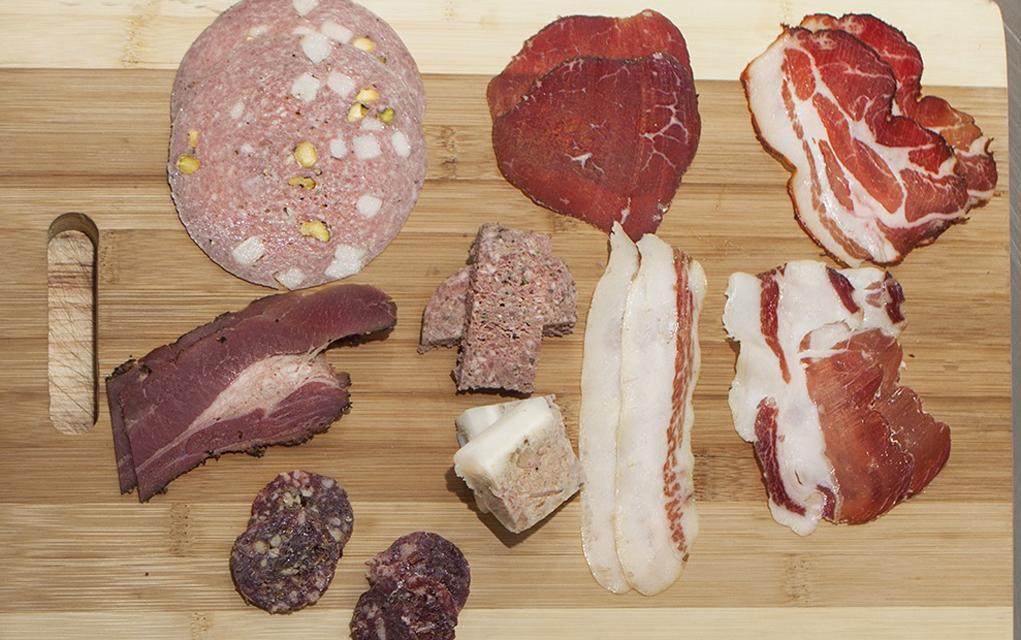 A wide variety of cured meats are produced at Denver’s Il Porcellino. 