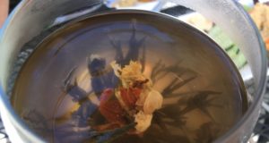 A flower in my teacup