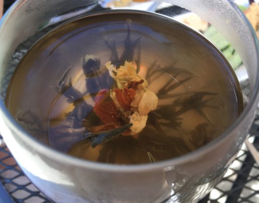 A flower in my teacup