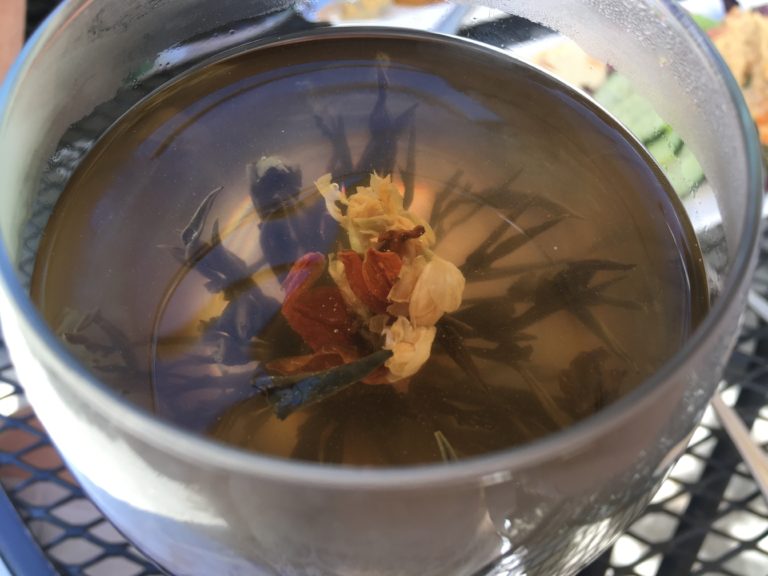 A flower in my teacup