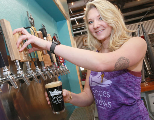 Tour de brew: Shoes & Brews