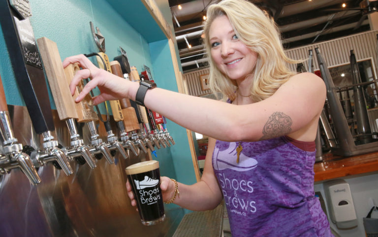 Tour de brew: Shoes & Brews