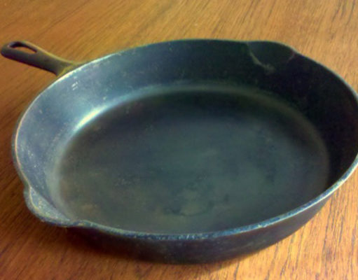 The frying pan and the egg