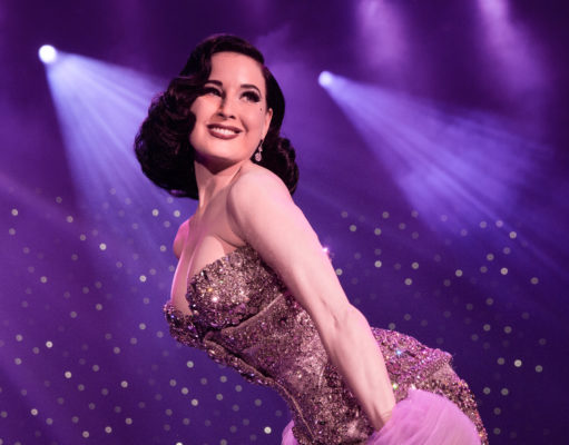 Dita Von Teese is a juicy, ripe peach