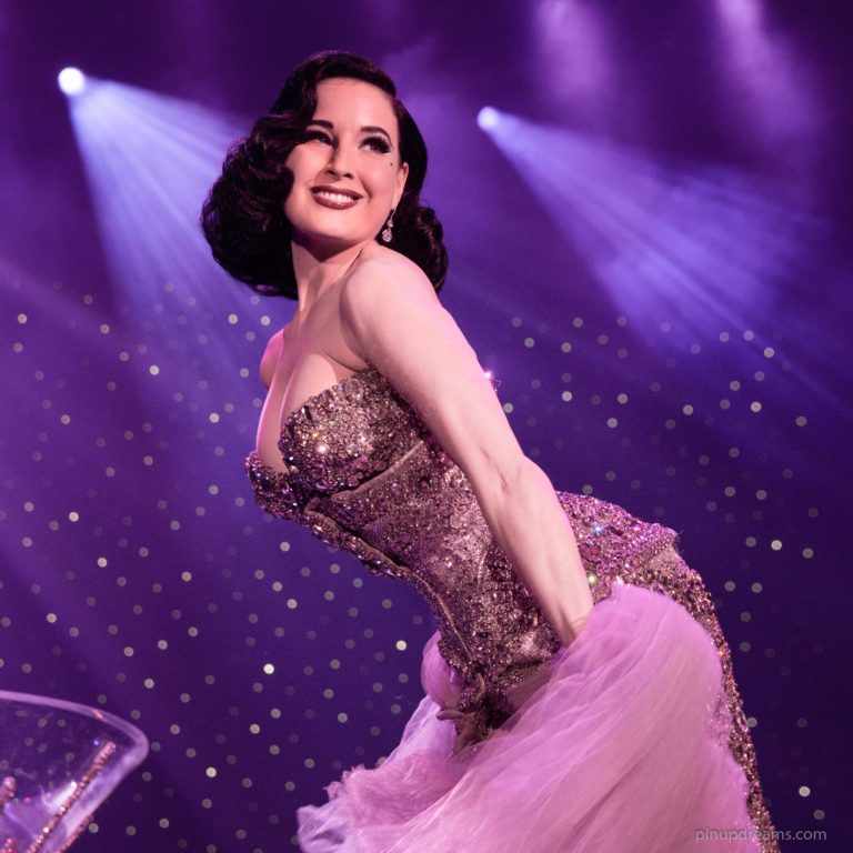 Dita Von Teese is a juicy, ripe peach