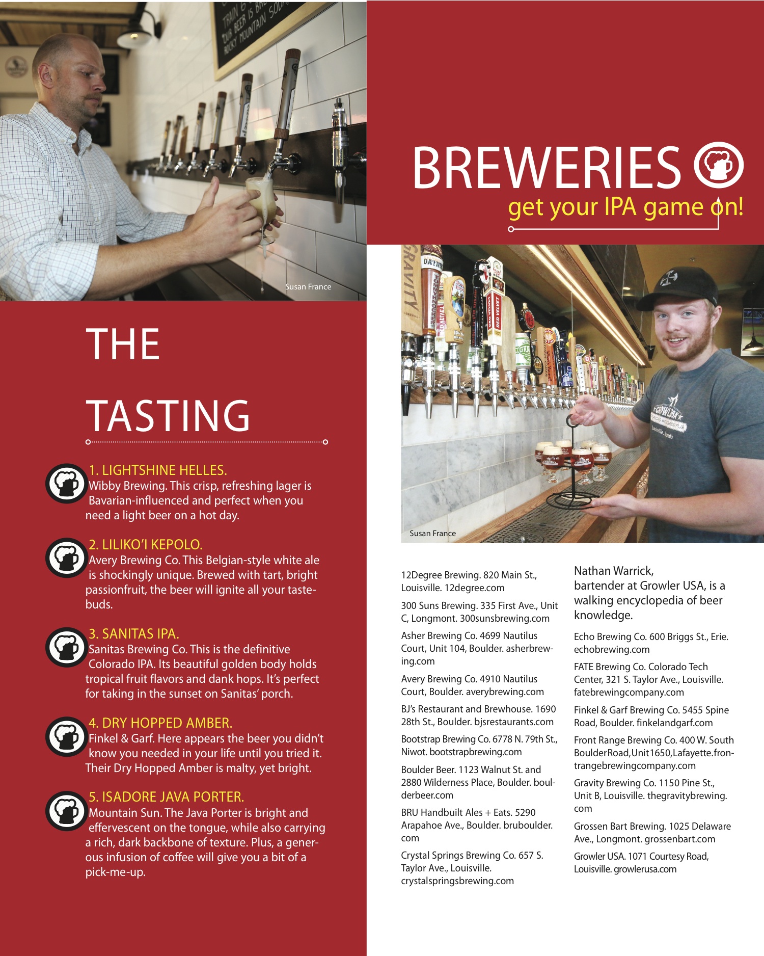 The Tasting Flight: Boulder’s Breweries