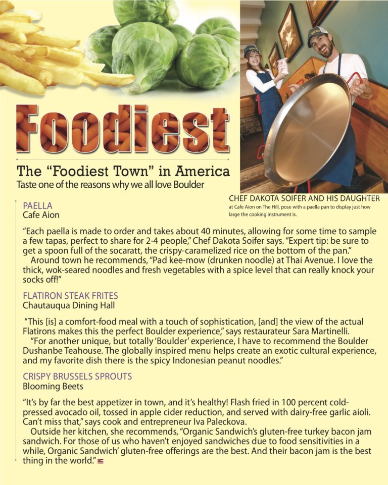 Boulder: the foodiest town in America