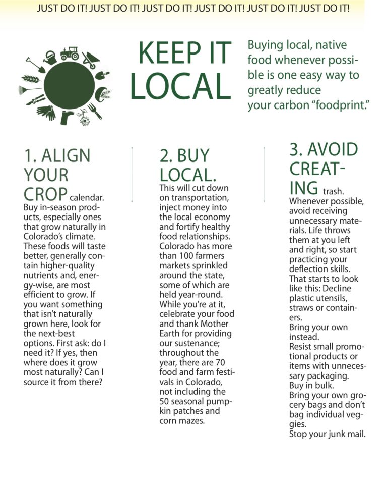 Just Do It: Buy local