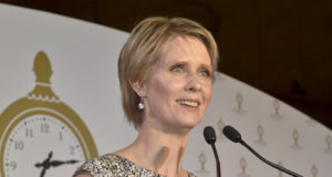 Three dots in a cloud of purple haze